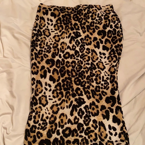 Leopard pencil skirt - Picture 1 of 4